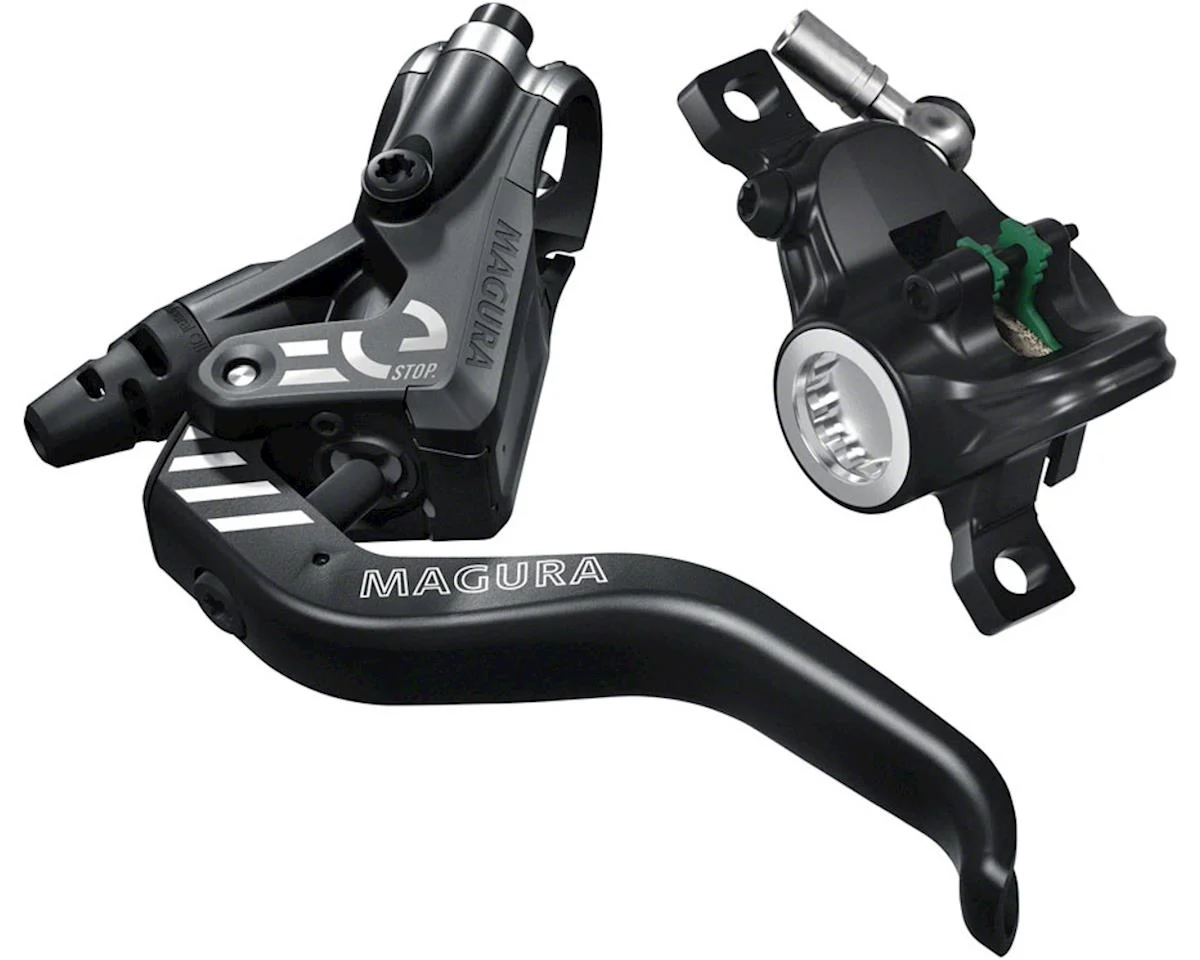 Magura MT4 eSTOP Disc Brake & Lever (Black) (Front or Rear) (Hydraulic) (Post Mount)